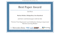 SDF 24 Best Paper Award 2nd Place