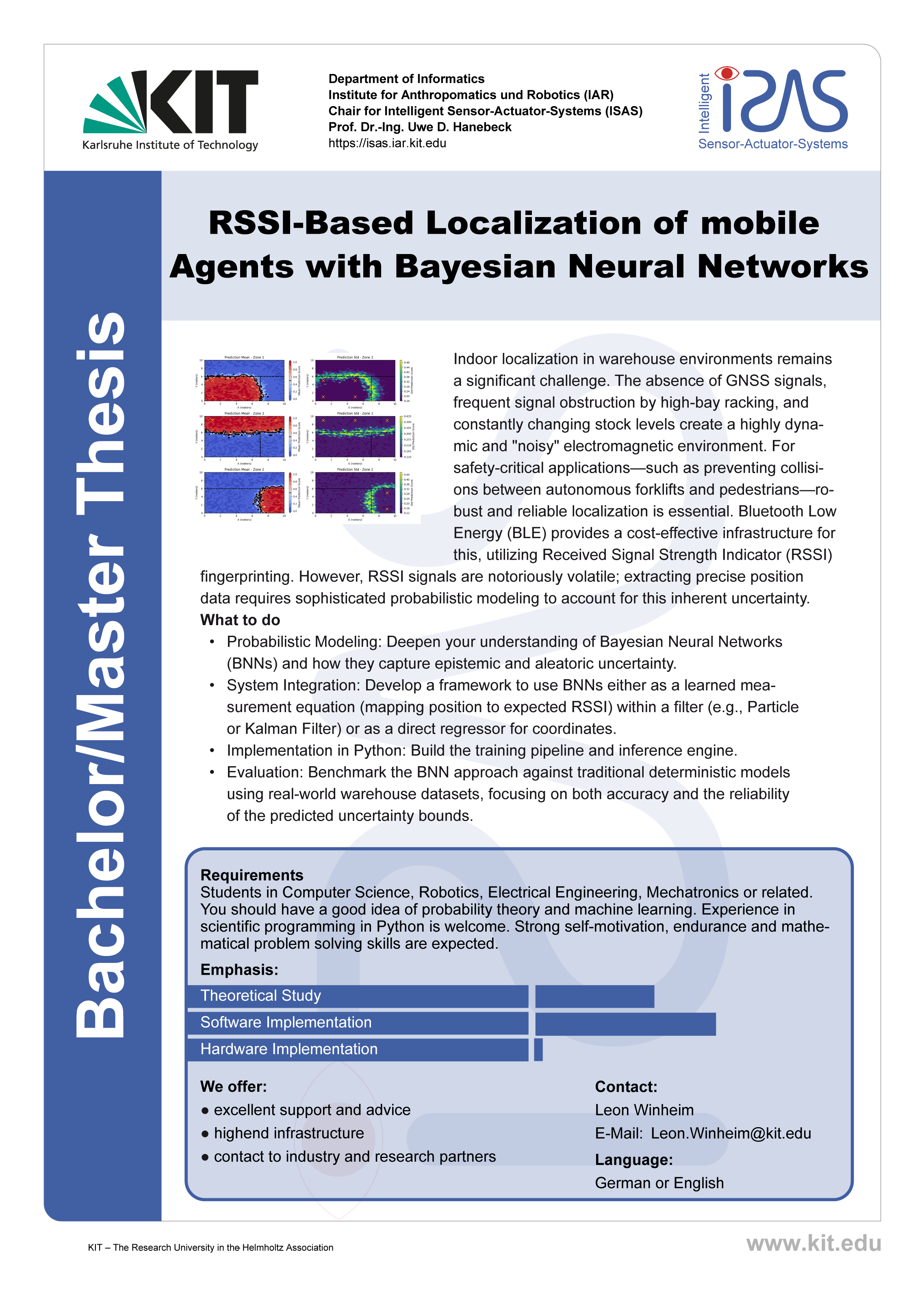 RSSI-Based Localization of mobile
Agents with Bayesian Neural Networks