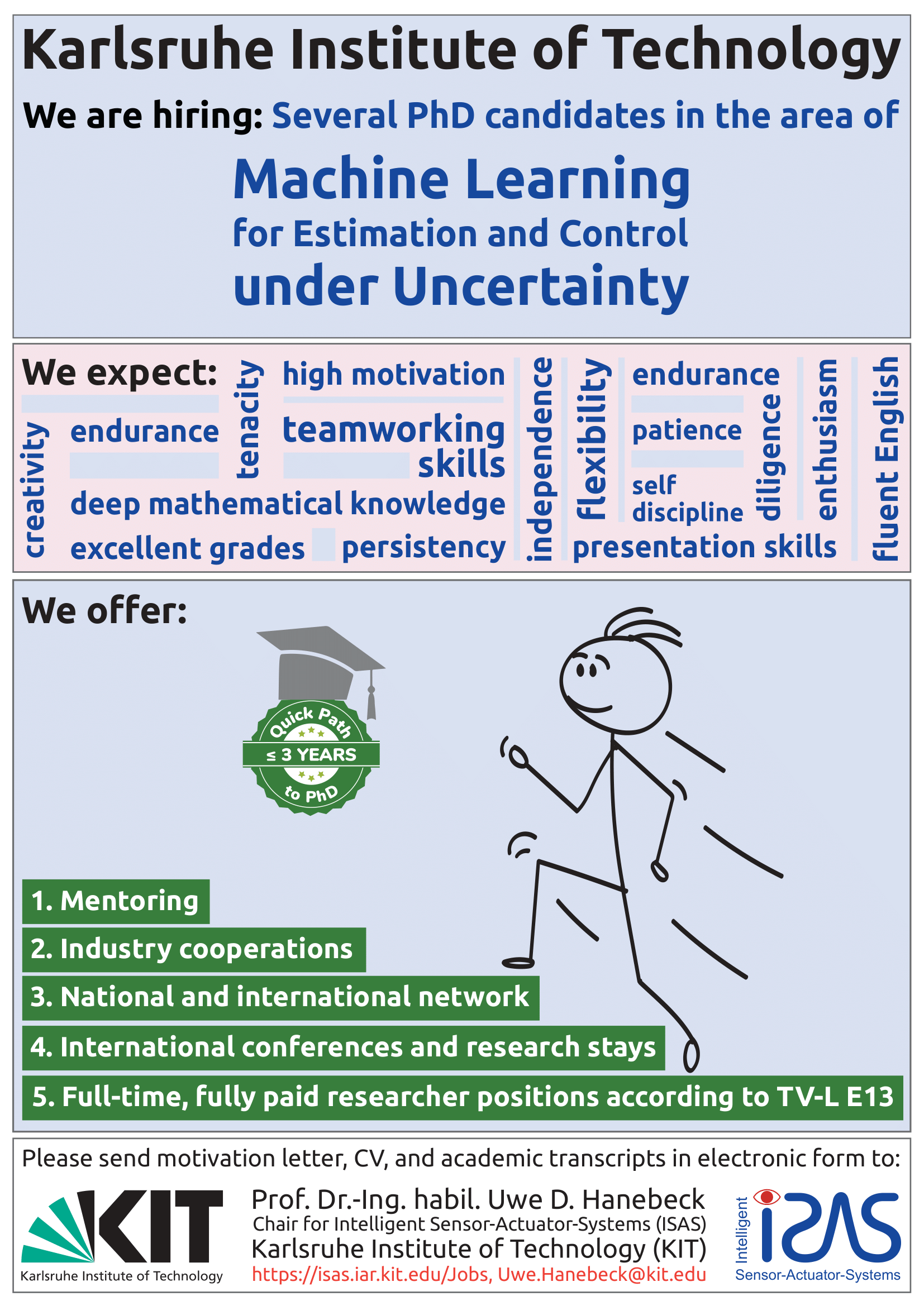 kit phd vacancies